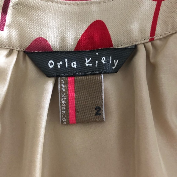 Orla Keily Cyprus Tree shift dress - shades of red - Picture 7 of 11